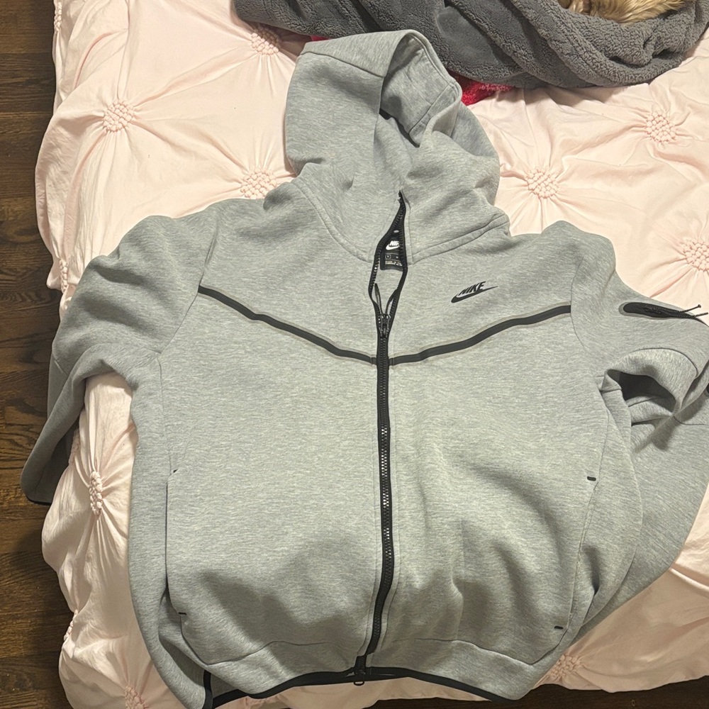 Nike Tech Light Gray Hoodie